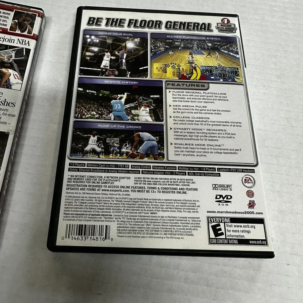Lot Of 5 PlayStation 2 PS2 NBA Live 07 March Madness 02 05 Shootout 04 Hoopz